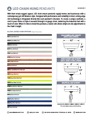 LED Chain Specs