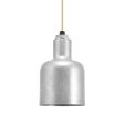 Chateau Pendant Light, 975-Galvanized, CSGW-Gold & White Cloth Cord