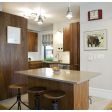 Retro Interior by Fox Force Five Construction NYC | Featuring the Galvanized Wall Sconce