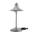 Aero Retro Desk Lamp, 12" Shade, 975-Galvanized, 12” Stem, Standard Black Cord