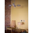 Sputnik 4-Light Chandelier, 975-Galvanized, TGG-Heavy Duty Cast Guard, CLR-Clear Glass