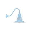 12" Cherokee, 715-Delphite Blue, FST-Frosted Glass, G26 Gooseneck Arm