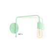 Downtown Swing Arm Sconce, 311-Jadite PTMP, G66 Arm, Nostalgic Edison Style 1890 Era Bulb