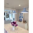 12" Union, 715-Delphite Blue, SWH-Standard White Cord | Photo Courtesy of Homeowner