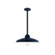 14" Marathon, 705-Navy, Shown with LED Edison A19 Bulb