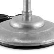 Aero Retro Desk Lamp, 12" Shade, 975-Galvanized, 12” Stem, Standard Black Cord