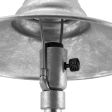 Aero Retro Desk Lamp, 12" Shade, 975-Galvanized, 12” Stem, Standard Black Cord