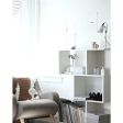 Lovell Task Lamp, 250-Porcelain White, Stem in 997-Raw Brass, CSBW-Black & White Cloth Cord, Black Plug & Switch | Photo Courtesy of Kristen Grove