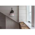 Primary Schoolhouse Sconce, 615-Oil-Rubbed Bronze, Double Painted Band, 400-Barn Red | Photo Courtesy of MJG Interiors
