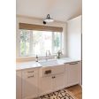 Marathon Gooseneck Lights, 12” Shades in 150-Black, G26 Gooseneck Arm | Photo Courtesy if Homeowner