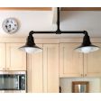 Aero 2-Light, M103-Marine Grade Black, 18” Stem, Two 12” Mounting Arms | Photo Courtesy of Homeowner