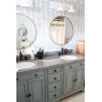 Austin Double Straight Arm Vanity Light, 200-White | Photo Courtesy of Melissa Michaels of The Inspired Room