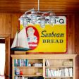 Foundry 4-Light Chandelier, 975-Galvanized, Warehouse Shade, CGG-Standard Cast Guard, CLR-Clear Glass