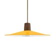 15" Conoco LED, 570-Sunflower, Walnut Wood, CSBG-Black & Gold Cloth Cord, Flat Lens