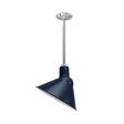 14" Fire Chief, 705-Navy, Mounting in 980-Brushed Aluminum