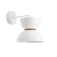 Duo LED Sconce, 200-White, Ash Wood Ring