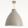 Oxford LED Studio Pendant Light, 607-Taupe, Confetti Cloth Cord