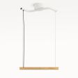 24" Suora, Maple Wood, Single Canopy, 206-Matte White