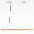 46" Suora, Maple Wood, Dual Canopy, 206-Matte White