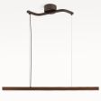46" Suora, Walnut Wood, Single Canopy, 600-Bronze