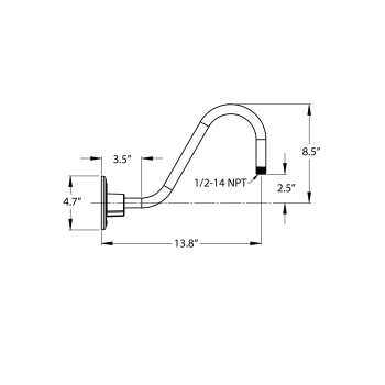 G26 Gooseneck Arm