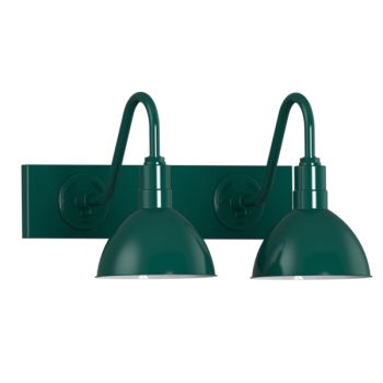 10" Wilcox Double Vanity, 300-Dark Green