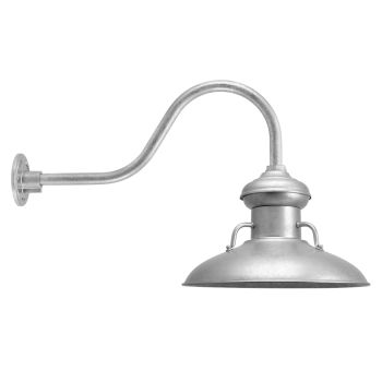 16" Laramie, 975-Galvanized, G22 Gooseneck Arm