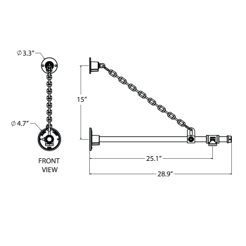 G65 Gooseneck Arm