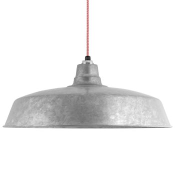 28” The Original™, 975-Galvanized, CRZ-Red & White Chevron Cord