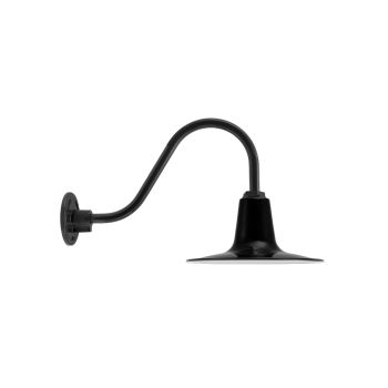 12" Sterling, M103-Marine Grade Black, G11 Gooseneck Arm