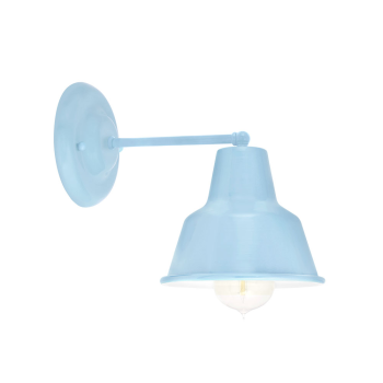 Mini Artesia Wall Sconce, 715-Delphite PTMP, G33 Mini Straight Arm | Shown with Nostalgic Edison Bulb