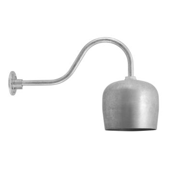 Newport Gooseneck Light, 975-Galvanized, G22 Gooseneck Light