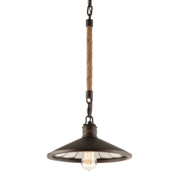 12" Briggs Chain Hung Pendant Light
