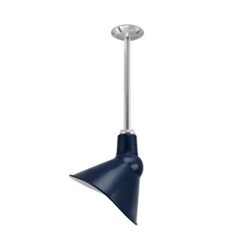 13" Elliptical, 705-Navy, Mounting in 980-Brushed Aluminum