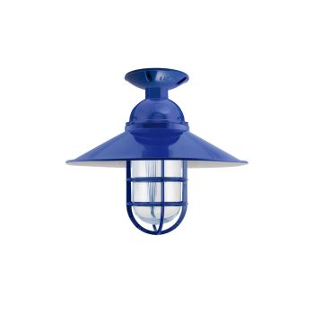 14" Syracuse, 700-Royal Blue, CGG-Standard Cast Guard, RIB-Ribbed Glass