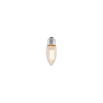 LED Clear B11 500 Lumen Bulb - E26 Base - On