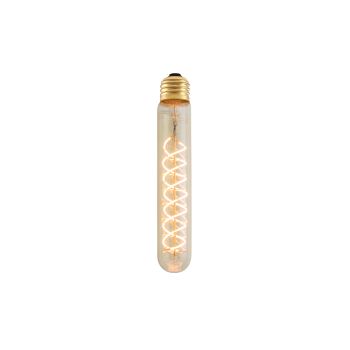 LED Amber T10 450 Lumen Bulb - On