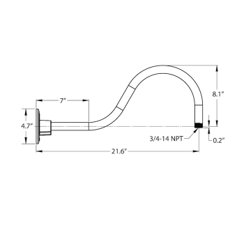 G22 Gooseneck Arm