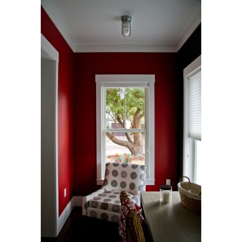 Flush Mount Guard Sconce, 975-Galvanized
