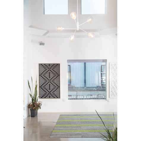 Bubble 5-Light Chandelier, 200-White, Clear Globes | Customer Submission