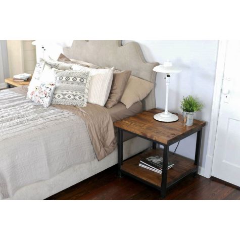 Marathon Retro Desk Lamp, 200-White (Also Pictured: The Remy End Table)
