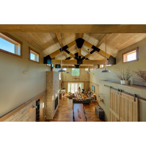 (6) 16" The Original™, 975-Galvanized | Photo Courtesy of Pinetop Custom Homes