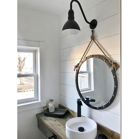 8" Wilcox, 100-Black, G26 Gooseneck Arm | Courtesy of Christine DiMarco