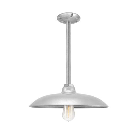 14" Sinclair, 975-Galvanized, Nostalgic Edison-Style 1910 Era 60 Watt Light Bulb