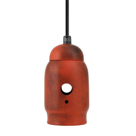 Mig Pendant, 476-Burnt Orange, SBK-Standard Black Cord