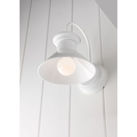 Cooper Sconce, 200-White | As seen in Country Living Magazine, December 2019. Photography by Brian Woodcock.