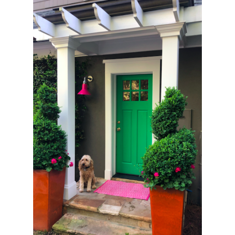 Canal Street Soho Sconce, 490-Magenta | Photo Courtesy of Lucy Jones & Marketing and Design With Color