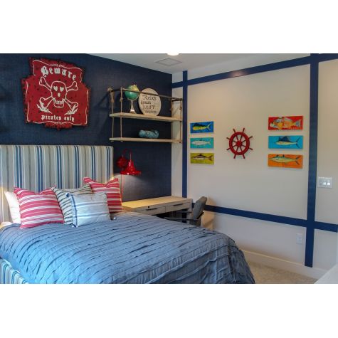 12” Union Wall Sconce, 455-Cherry Red, Plug-in Option, CSR-Red Cloth Cord | Photo Courtesy of Nikki Levy Interiors