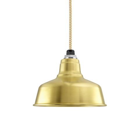 10" Esso, 997-Natural Raw Brass, CSGW-Gold & White Cloth Cord