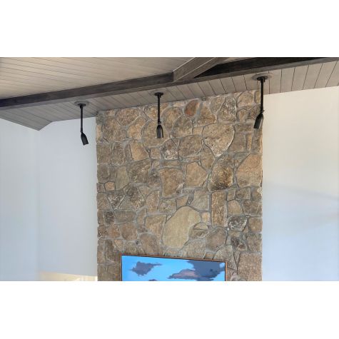 Bullet Stem Mount LED Sign Light, 600-Bronze, 12” Stem | Photo Courtesy of Annie Parr Island Interiors, LLC
